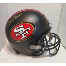Jerry Rice signed San Francisco 49ers full size replica football helmet JSA Authenticated